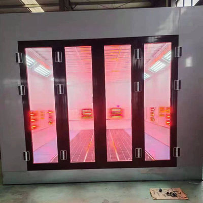 304 Stainless Steel Water Curtain Spray Booth with High-Efficiency Wet Filtration for Wood & Furniture