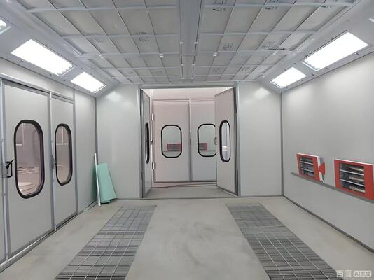 Industrial Large Truck Spray Paint Booth | 15m Bus Painting Oven | Heavy Duty Commercial Chamber