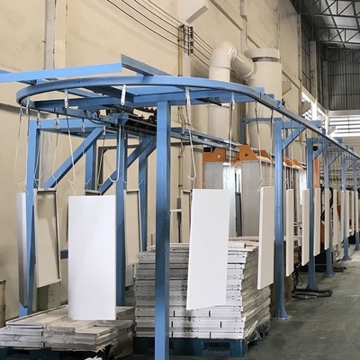 خط پوشش پودری برای محصولات متوسط