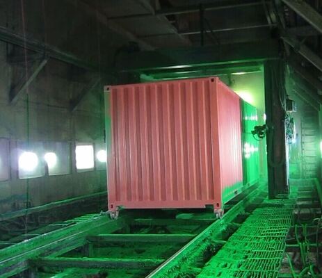 اتاق رنگ خودرو با سیستم کنترل جوی استیک با موتور چینی یا موتور وارداتی طراحی شده برای رنگ آمیزی خودرو