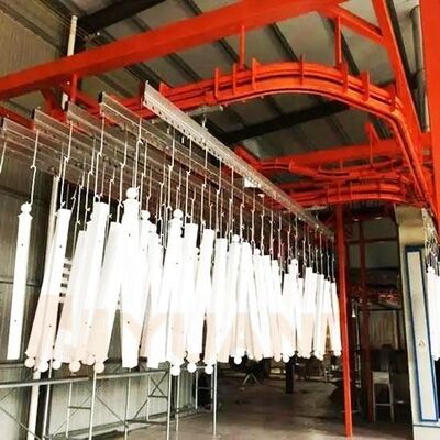 خط پوشش پودری خودکار برای قطعات یدکی تولید کارخانه حجم بالا