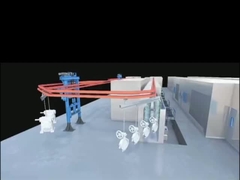 خط پوشش پودر عمودی ناقل فوقانی محکم خط پوشش رنگ ناقل برای پوشش سازگار